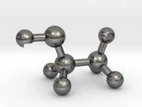 Ethanol Molecule Bottle Opener in Polished Nickel Steel