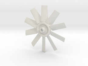 Fan 4.5 for electric motor model in White Natural Versatile Plastic