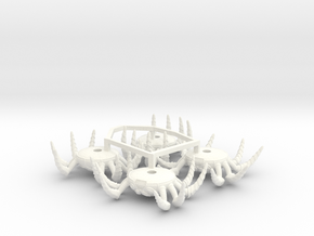 ACC-13-Spiders  6-7inch in White Processed Versatile Plastic