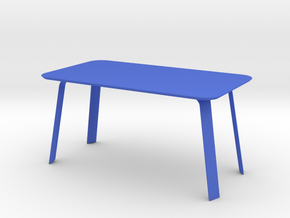 1:12 scale Modern Dining Table First in Blue Processed Versatile Plastic