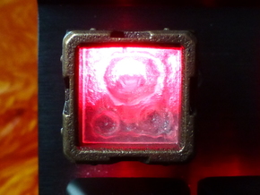 Molten Metal Core Cherry MX Keycap in Smooth Fine Detail Plastic