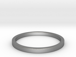 Minimalist Spacer Ring (just under 2mm) Size 5 in Natural Silver