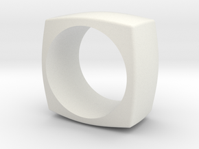 The Minimal Ring in White Natural Versatile Plastic