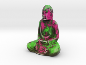 Textured Buddha: paint peel. in Full Color Sandstone