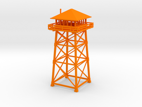 Firewatch Lookout Tower 10cm in Orange Processed Versatile Plastic