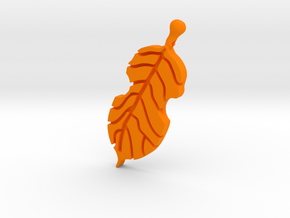 Violin Leaf in Orange Processed Versatile Plastic