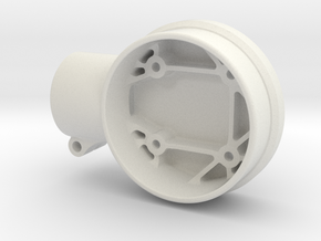 Gimbal motor mount for LD-Power or Turnigy HS4008G in White Natural Versatile Plastic