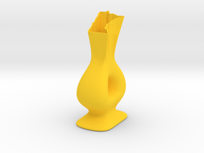 MN Vase in Yellow Processed Versatile Plastic