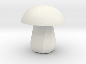 Mushroom Micro in White Natural Versatile Plastic