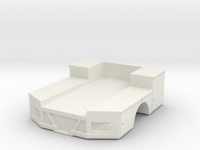 1/64 Truck Bed with tool boxes in White Natural Versatile Plastic