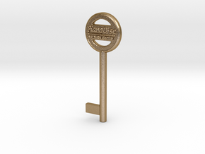 PianoDisc Key 1 in Polished Gold Steel