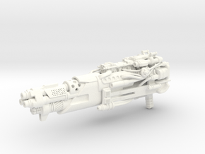 Tri-barrel Blaster for Evasion Optimus in White Processed Versatile Plastic