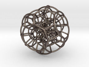 Polytope in Polished Bronzed Silver Steel