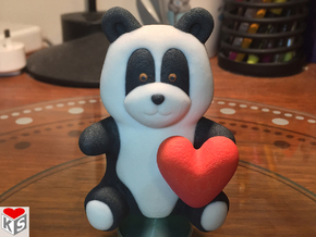 Panda Loves You (8cm) in Full Color Sandstone