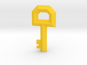 Small Key Replica | Legend of Zelda, 1986 in Yellow Processed Versatile Plastic