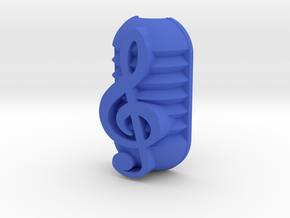Headphone Jack Support part 1 in Blue Processed Versatile Plastic