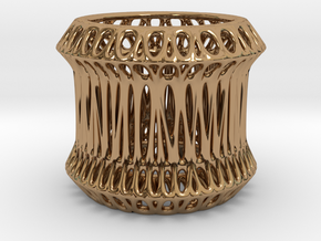 Candle Holder 3cm (005) in Polished Brass