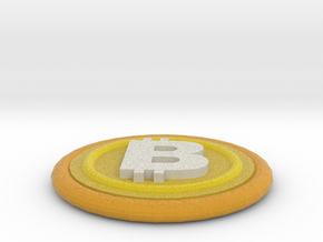 Bitcoin in Full Color Sandstone
