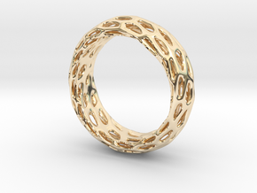 Trous Ring S10 in 14K Yellow Gold