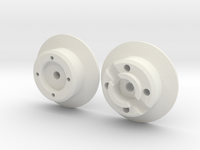 scale aircraft wheel hub in White Natural Versatile Plastic