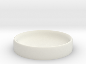 Dice Bowl in White Natural Versatile Plastic