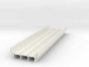 HO scale Elevated subway Philadelphia ADD SECTION  in White Natural Versatile Plastic