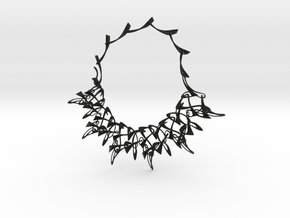 Counterpoint Necklace in Black Natural Versatile Plastic