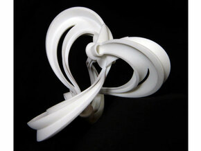 Figure 8 knot complement triangulation in White Natural Versatile Plastic