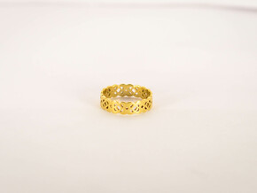 Celtic Ring Size 6 in Polished Brass