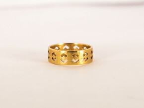 Echelon Ring Size 6 in Natural Brass