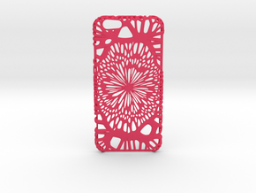 iPhone6 Case Vision (Extreme Voronoi Edition) in Pink Processed Versatile Plastic