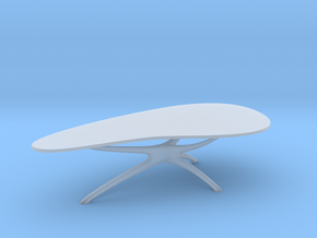 Mid-Century Cocktail Table 1:48 in Tan Fine Detail Plastic