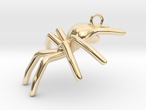 Spider in 14k Gold Plated Brass