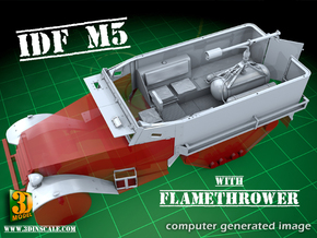 IDF M5 Halftrack with Flamethrower in Tan Fine Detail Plastic