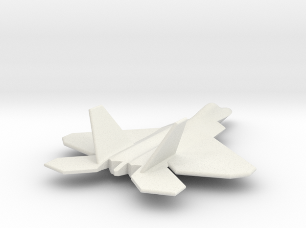 F22 Raptor TOM 05Jul2015 1/285 scale in White Natural Versatile Plastic