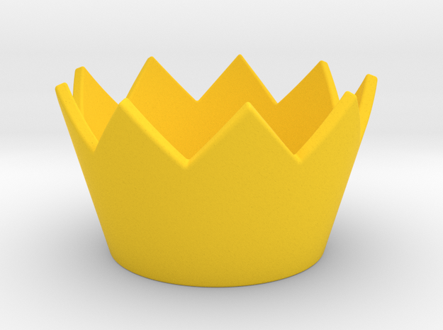 Fairly Odd Parents Crown in Yellow Processed Versatile Plastic