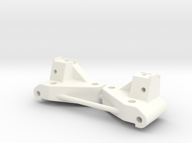 NIX62082 HD Front Arm Mounts (20deg.) in White Processed Versatile Plastic