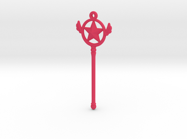 Cardcaptor [Star Form Pendant] in Pink Processed Versatile Plastic