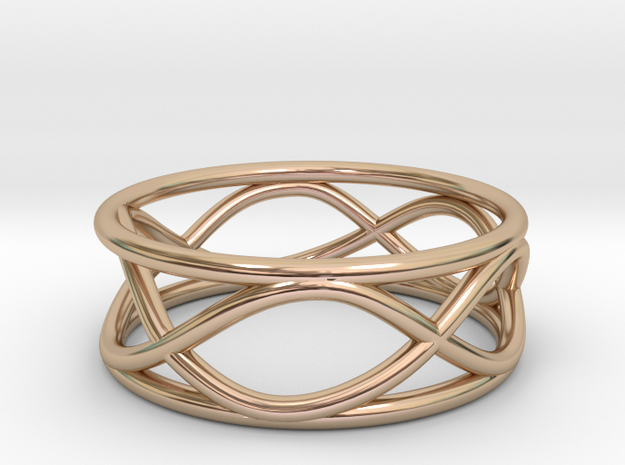 Infinity Ring- Size 5 in 14k Rose Gold