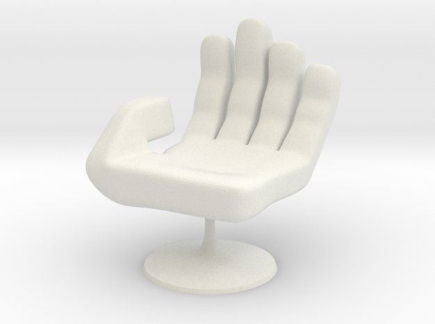 Chair No. 15 in White Natural Versatile Plastic