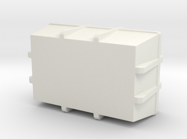 1:20 Cargo box 3 in White Natural Versatile Plastic