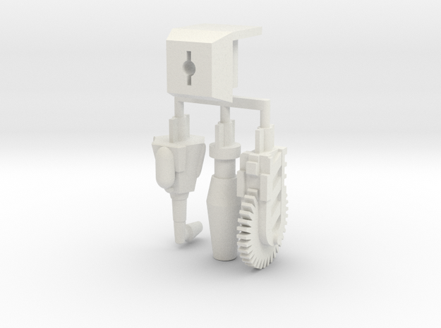 Hand Mod Set For Print in White Natural Versatile Plastic