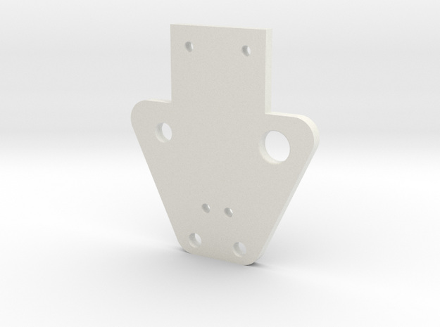 Ag1 Part Top Cover in White Natural Versatile Plastic