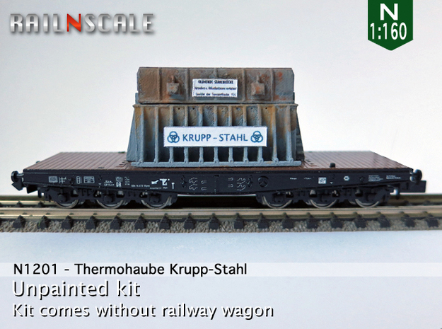 Thermohaube Krupp-Stahl (N 1:160) in Tan Fine Detail Plastic