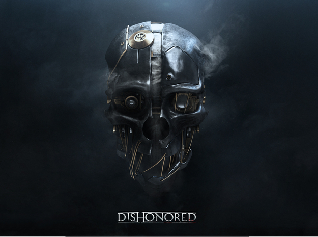 Dishonored: Corvo Attano Mask in White Natural Versatile Plastic