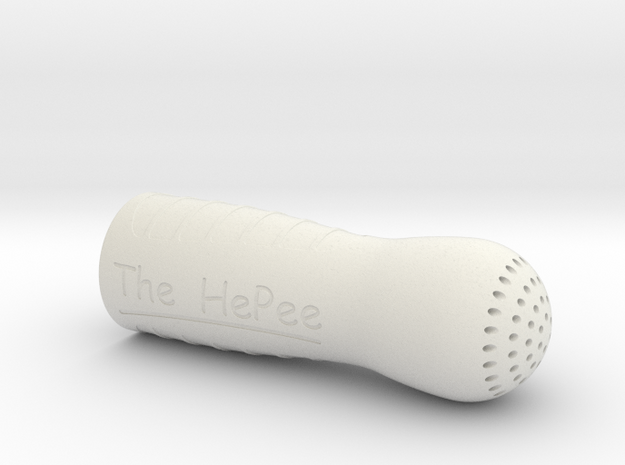 HePee Male Urination Device in White Natural Versatile Plastic