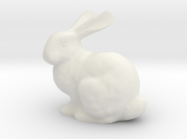 Rabbitfergsmaller in White Natural Versatile Plastic