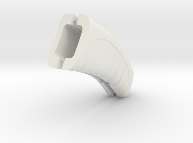 Retro Raygun: grip in White Natural Versatile Plastic