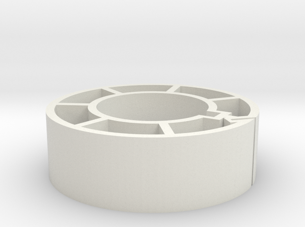 2in Core for 16mm in White Natural Versatile Plastic
