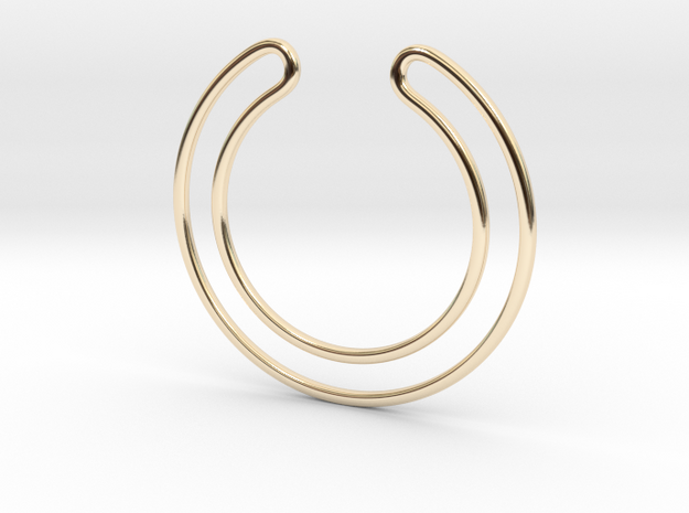 Expression - pendant collection in 14k Gold Plated Brass